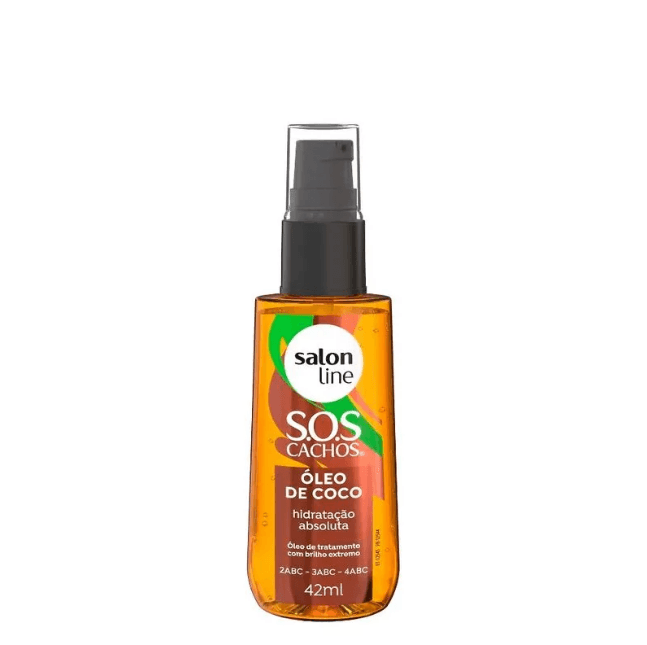 Óleo Capilar S.O.S Cachos Óleo De Coco Salon Line 42ml